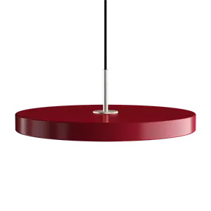 Umage - Pendel m/ ståltop - Asteria - Ruby red - Medium Ø43 cm
